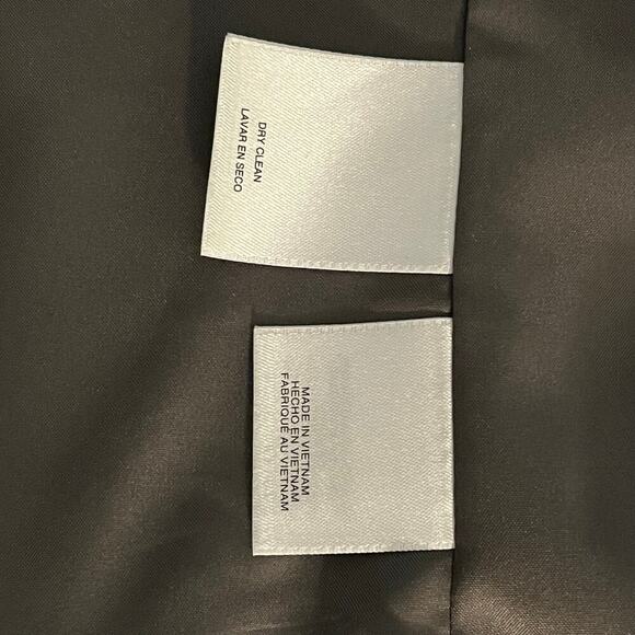 NWT Anne Klein Executive Collection Pinstripe Blazer Jacket Charcoal Size 4 - Picture 5 of 9